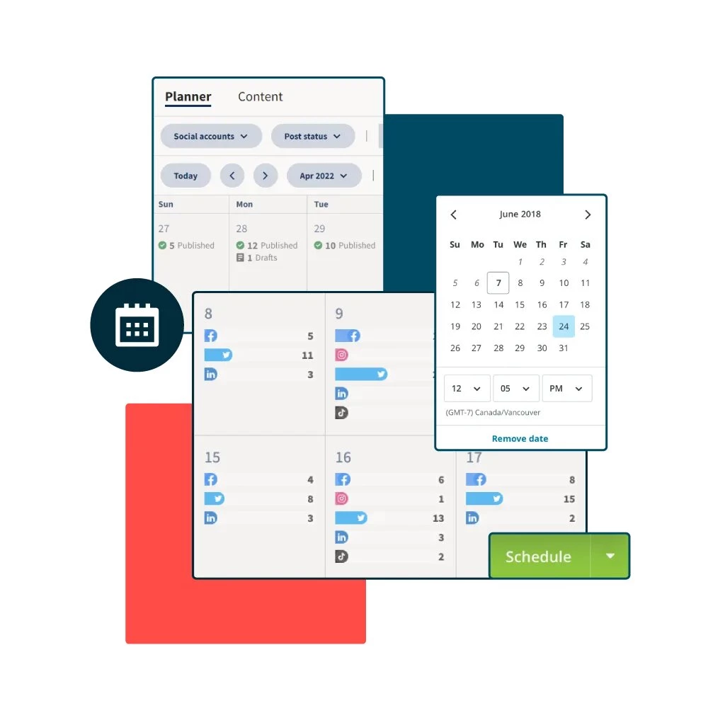 L'outil Planner d'Hootsuite